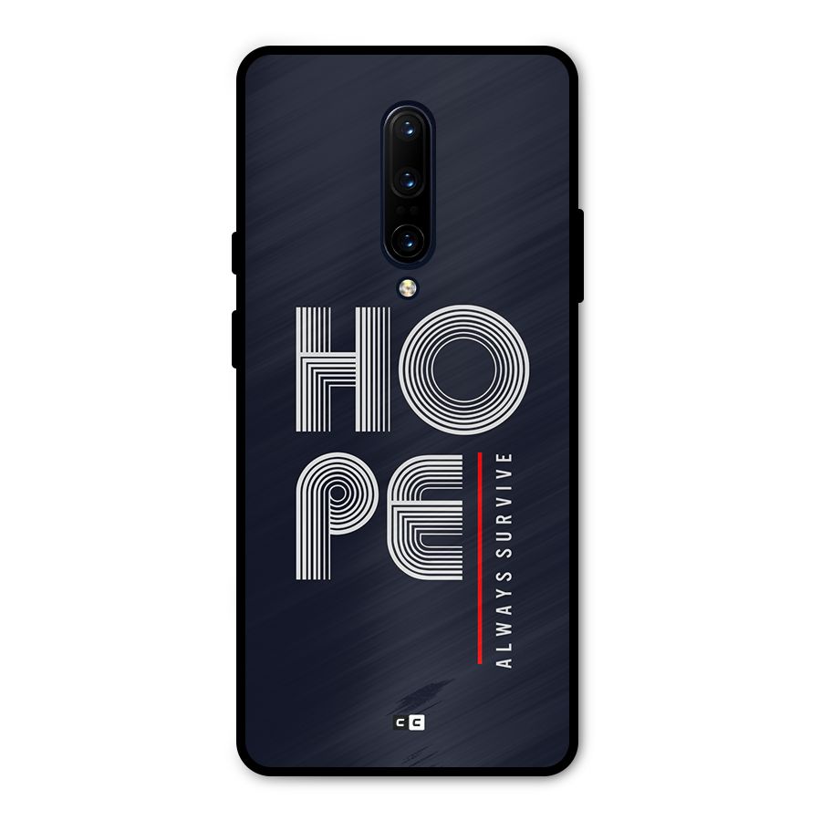 Hope Survives Metal Back Case for OnePlus 7 Pro
