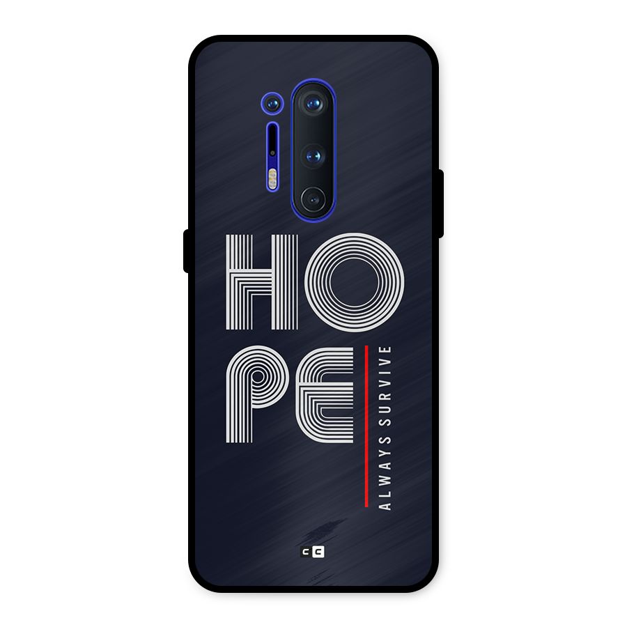 Hope Survives Metal Back Case for OnePlus 8 Pro