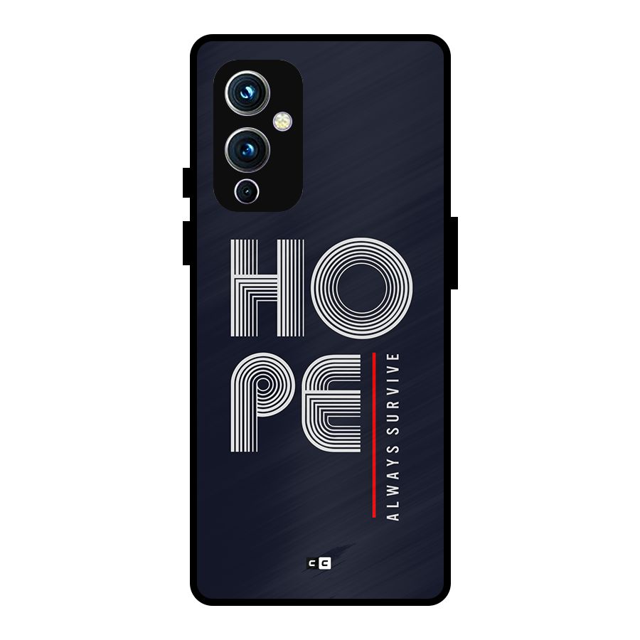 Hope Survives Metal Back Case for OnePlus 9