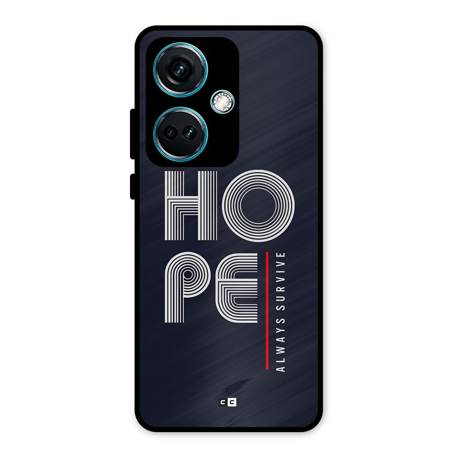 Hope Survives Metal Back Case for OnePlus Nord CE 3 5G