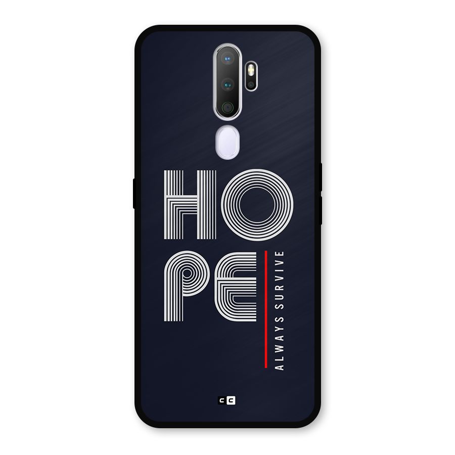 Hope Survives Metal Back Case for Oppo A9 (2020)