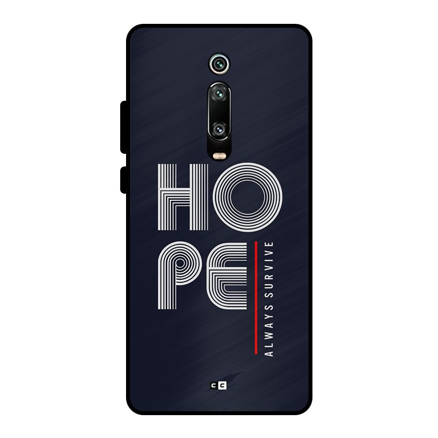 Hope Survives Metal Back Case for Redmi K20