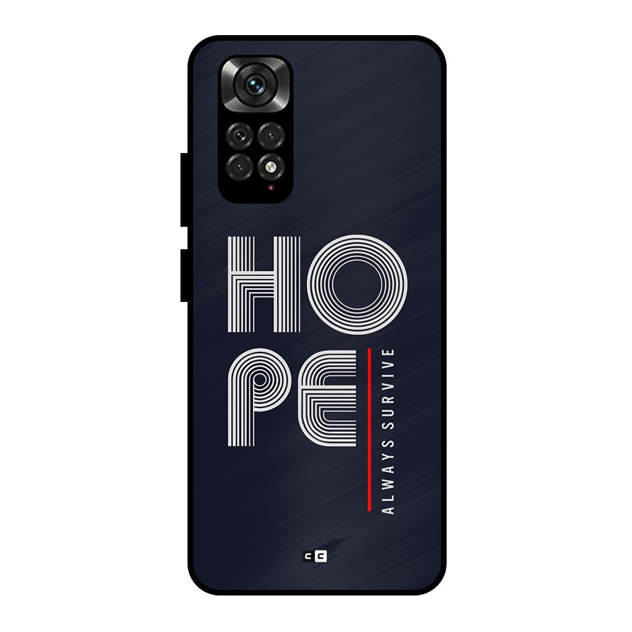 Hope Survives Metal Back Case for Redmi Note 11 Pro Plus 5G