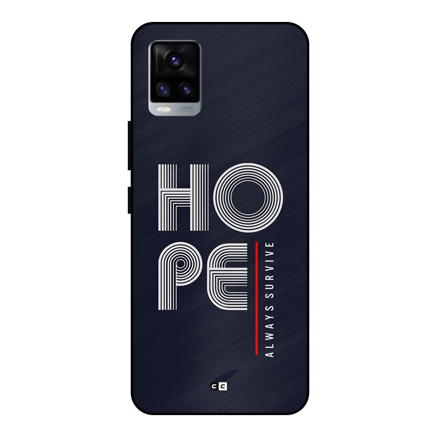 Hope Survives Metal Back Case for Vivo V20 2021