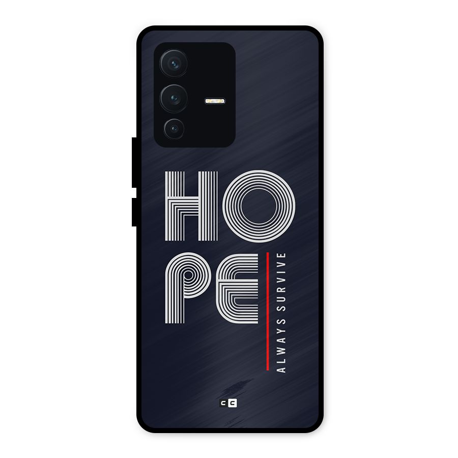 Hope Survives Metal Back Case for Vivo V23 5G