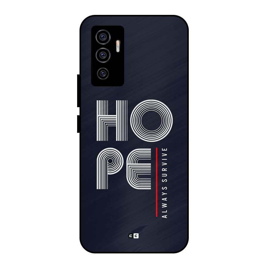Hope Survives Metal Back Case for Vivo V23e