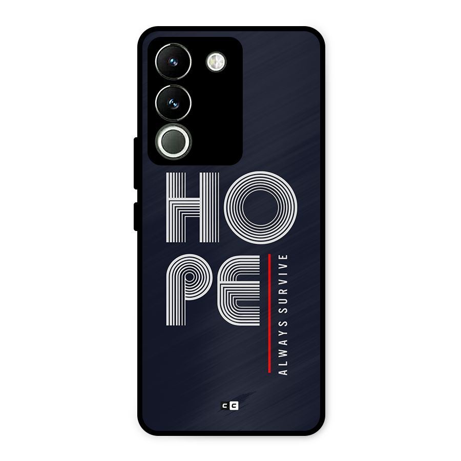 Hope Survives Metal Back Case for Vivo Y200