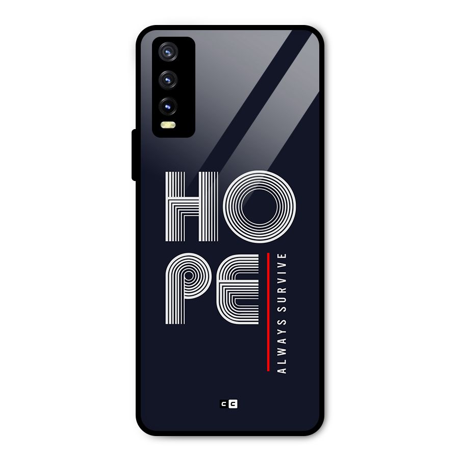 Hope Survives Metal Back Case for Vivo Y20g