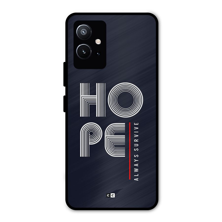 Hope Survives Metal Back Case for Vivo Y75 5G