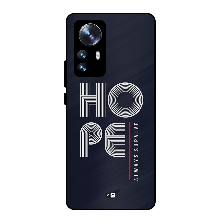 Hope Survives Metal Back Case for Xiaomi 12 Pro