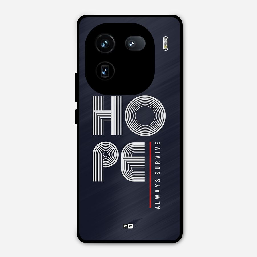 Hope Survives Metal Back Case for iQOO 12