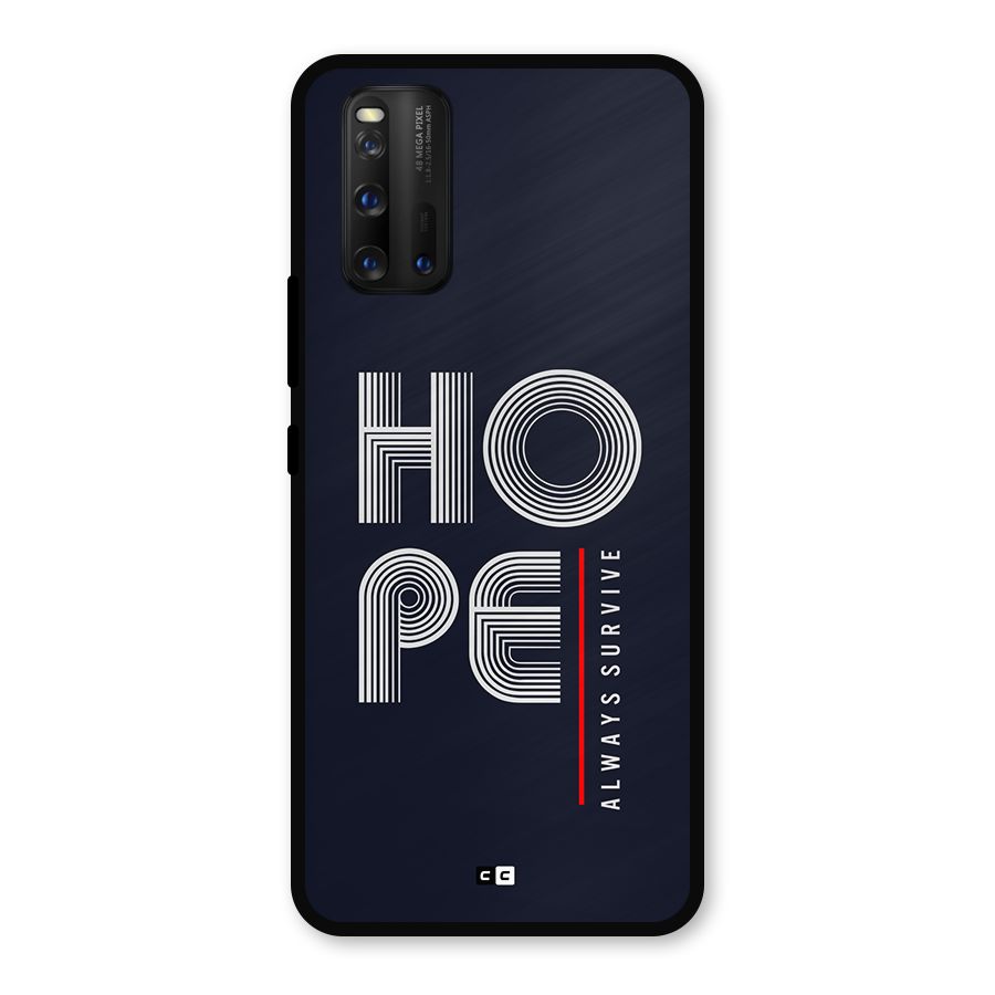 Hope Survives Metal Back Case for iQOO 3
