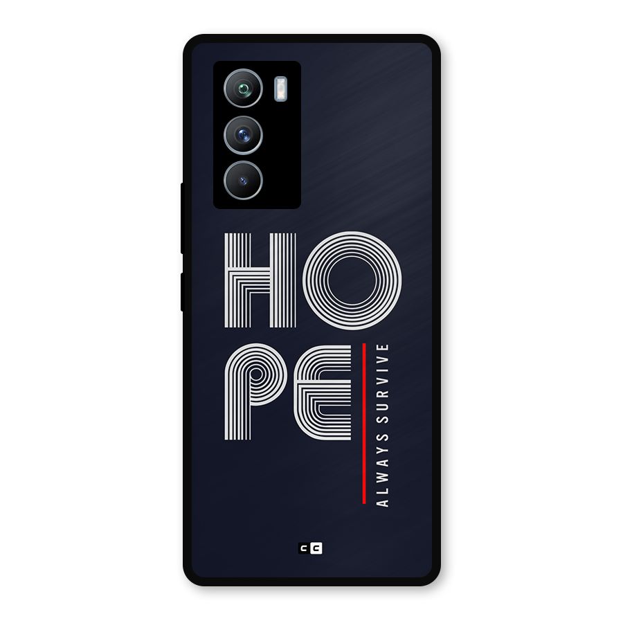 Hope Survives Metal Back Case for iQOO 9 SE