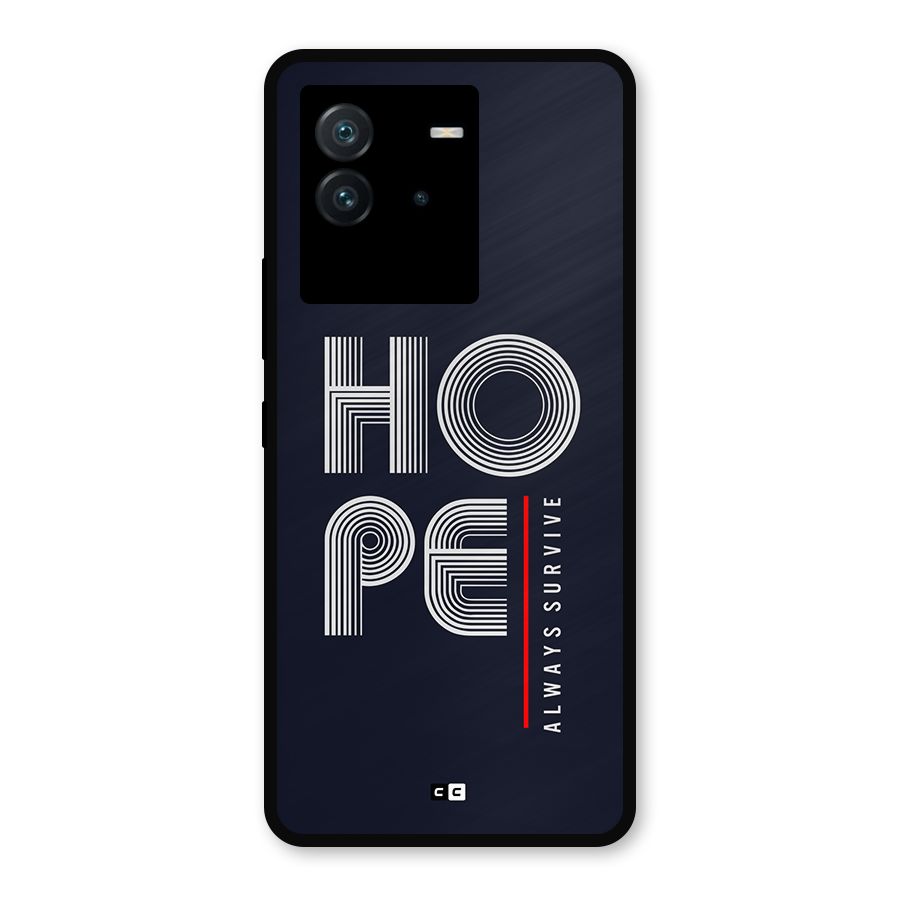 Hope Survives Metal Back Case for iQOO Neo 6 5G
