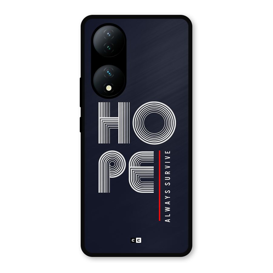 Hope Survives Metal Back Case for iQOO Z7s