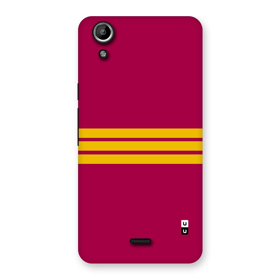 Horizontal Sports Stripes Back Case for Canvas Selfie Lens Q345