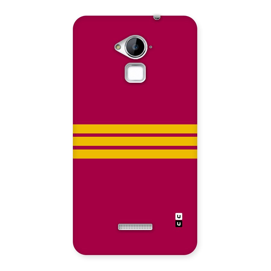 Horizontal Sports Stripes Back Case for Coolpad Note 3