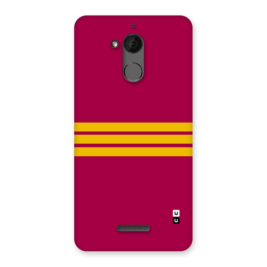 Horizontal Sports Stripes Back Case for Coolpad Note 5