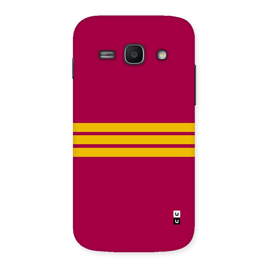 Horizontal Sports Stripes Back Case for Galaxy Ace3