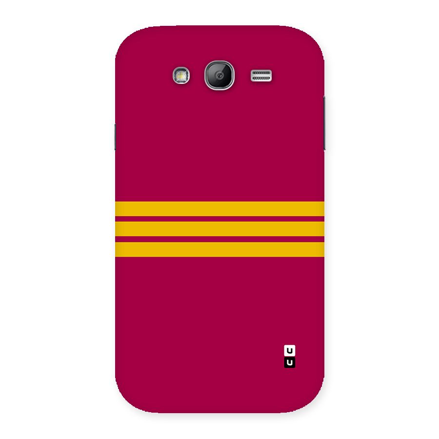 Horizontal Sports Stripes Back Case for Galaxy Grand Neo