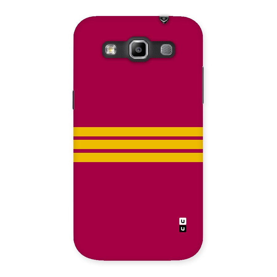 Horizontal Sports Stripes Back Case for Galaxy Grand Quattro