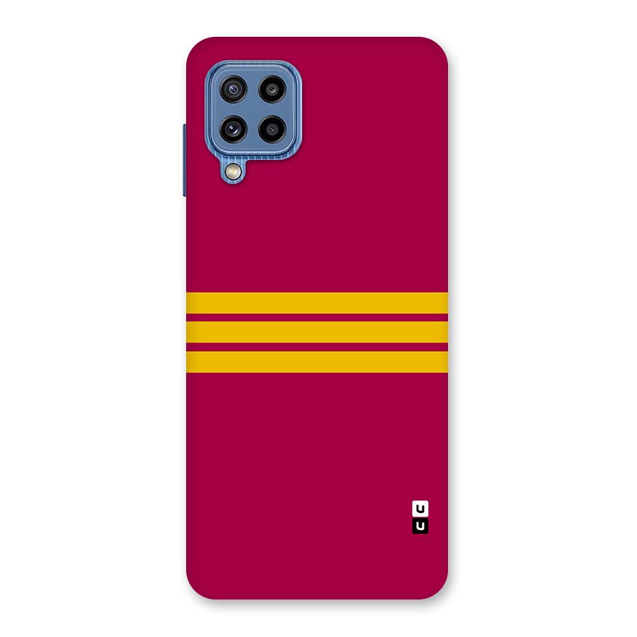 Horizontal Sports Stripes Back Case for Galaxy M32