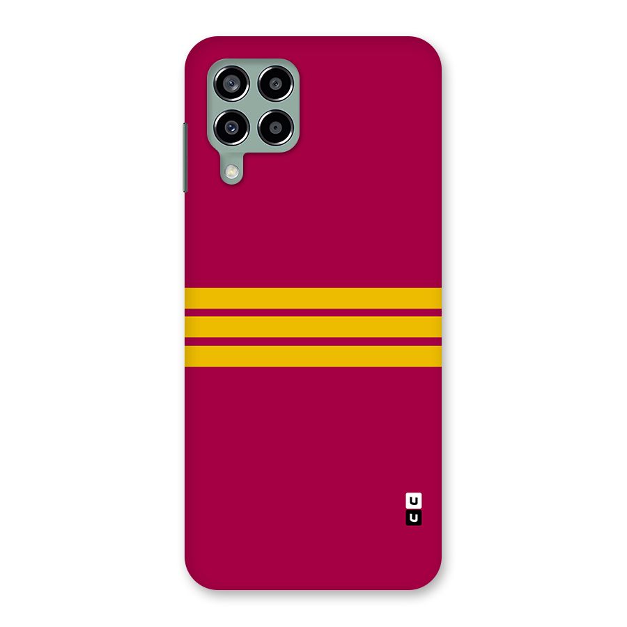 Horizontal Sports Stripes Back Case for Galaxy M33