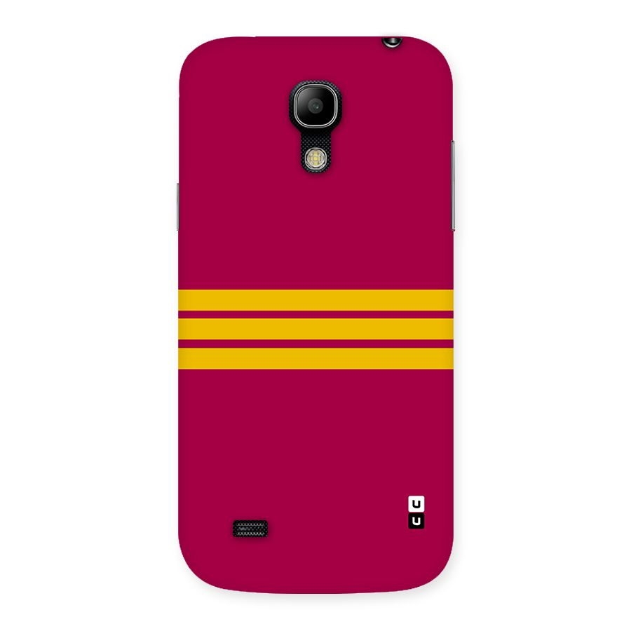 Horizontal Sports Stripes Back Case for Galaxy S4 Mini