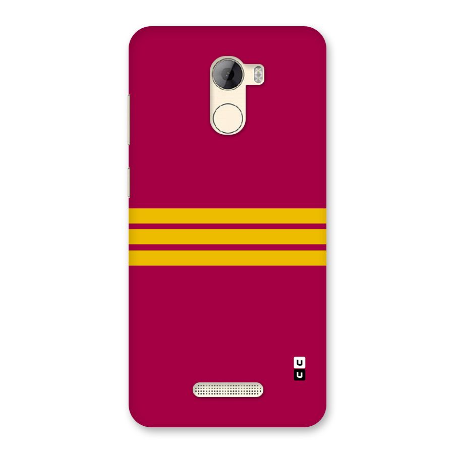 Horizontal Sports Stripes Back Case for Gionee A1 LIte