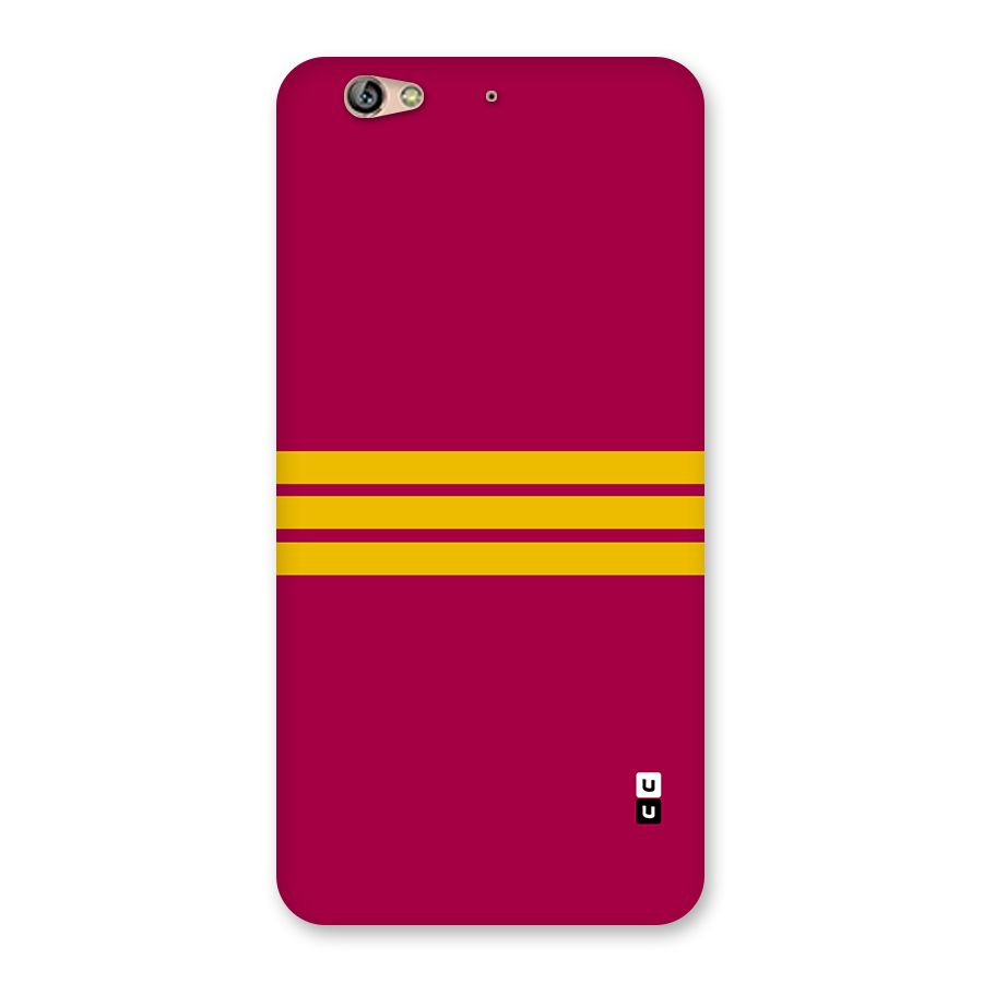 Horizontal Sports Stripes Back Case for Gionee S6
