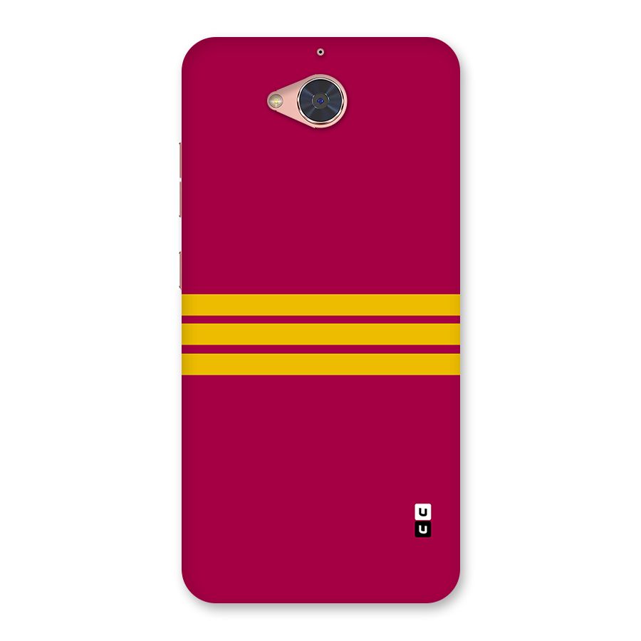 Horizontal Sports Stripes Back Case for Gionee S6 Pro