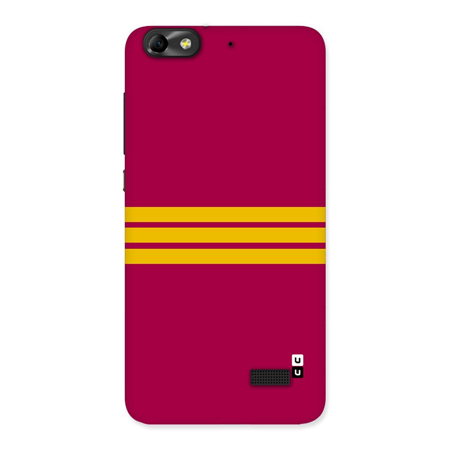 Horizontal Sports Stripes Back Case for Honor 4C