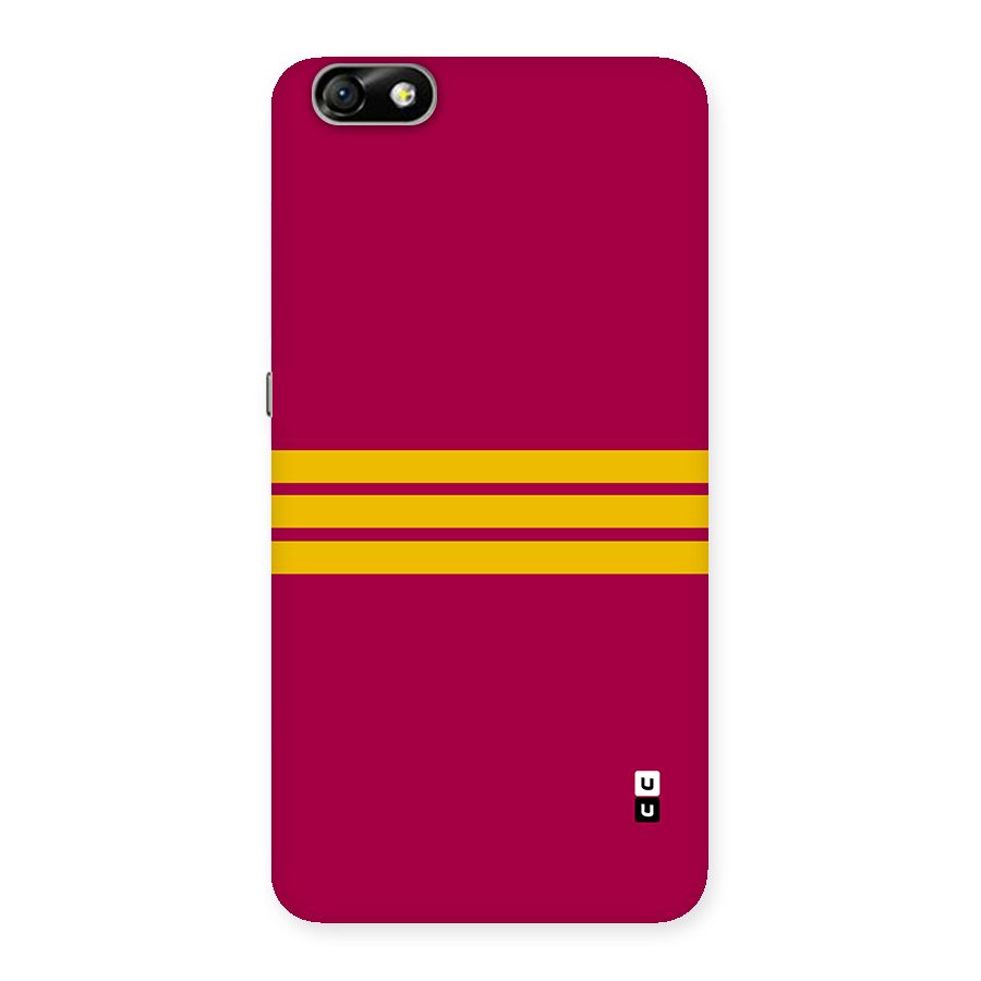 Horizontal Sports Stripes Back Case for Honor 4X