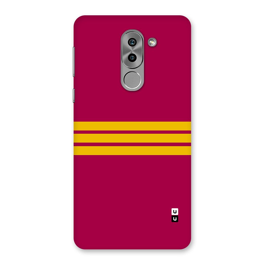 Horizontal Sports Stripes Back Case for Honor 6X