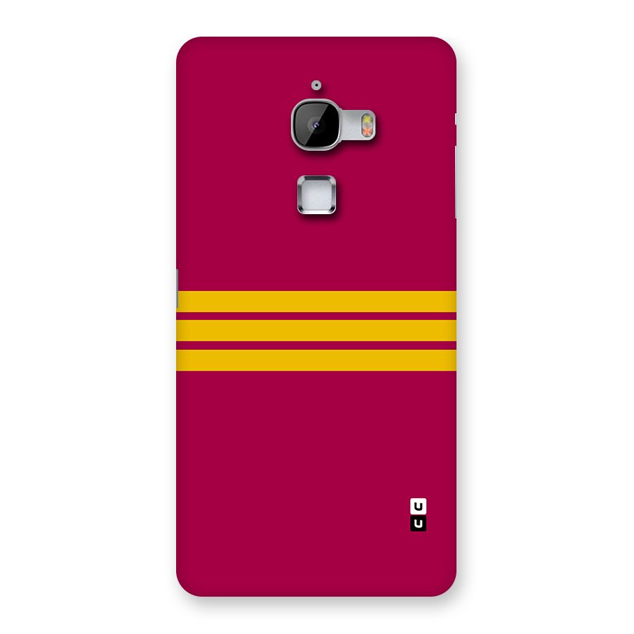 Horizontal Sports Stripes Back Case for LeTV Le Max