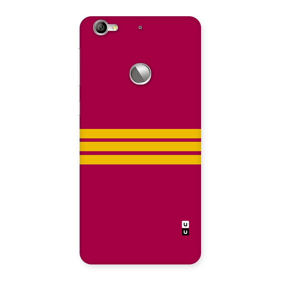 Horizontal Sports Stripes Back Case for Le 1S