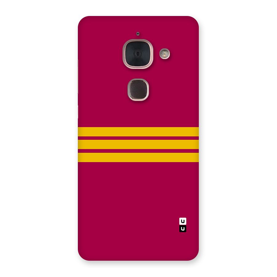 Horizontal Sports Stripes Back Case for Le Max 2