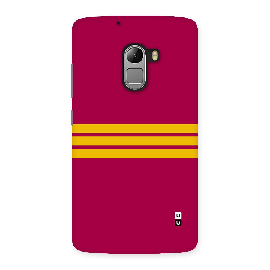 Horizontal Sports Stripes Back Case for Lenovo K4 Note