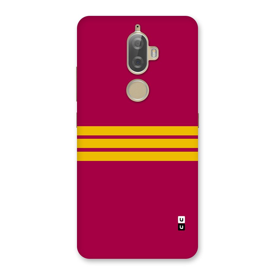 Horizontal Sports Stripes Back Case for Lenovo K8 Plus