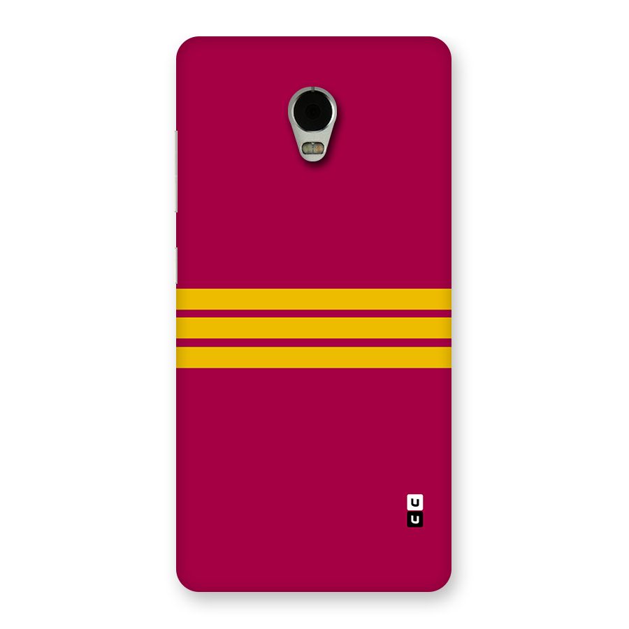 Horizontal Sports Stripes Back Case for Lenovo Vibe P1