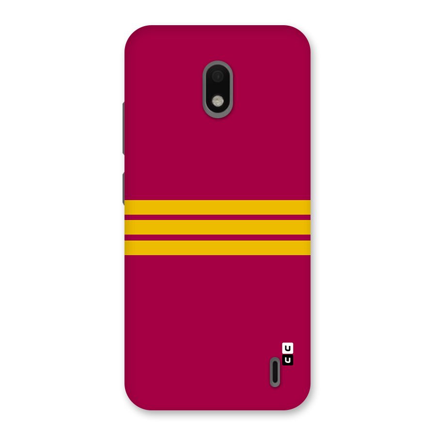Horizontal Sports Stripes Back Case for Nokia 2.2