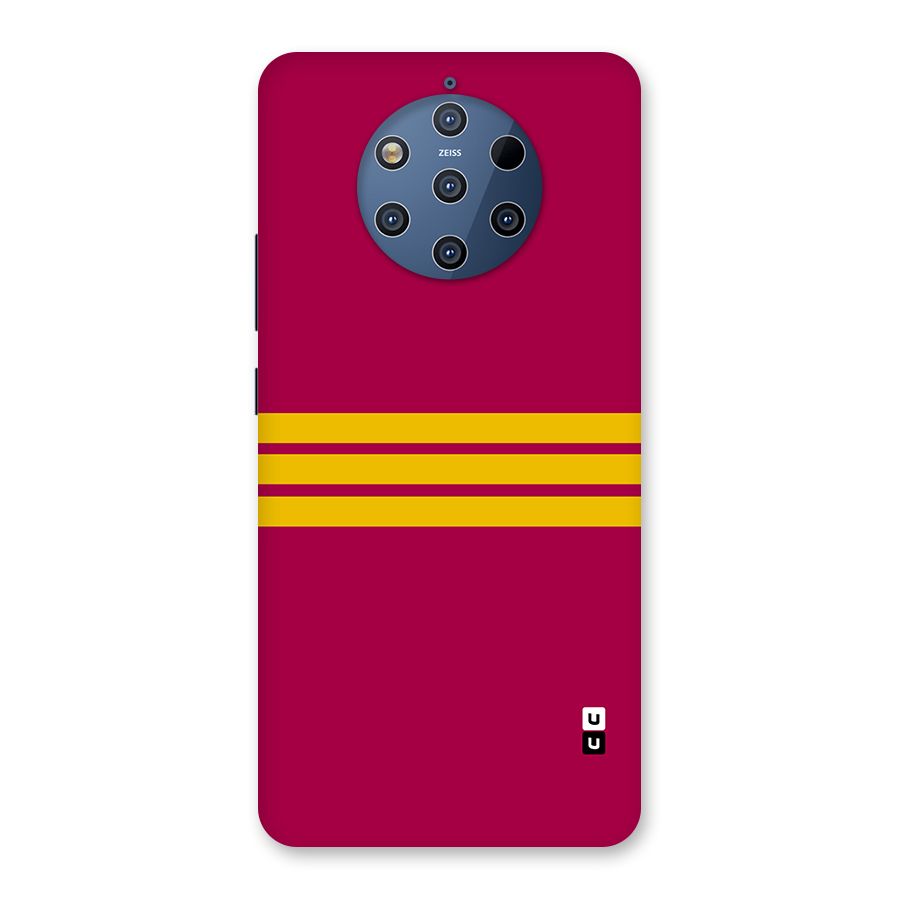 Horizontal Sports Stripes Back Case for Nokia 9 PureView