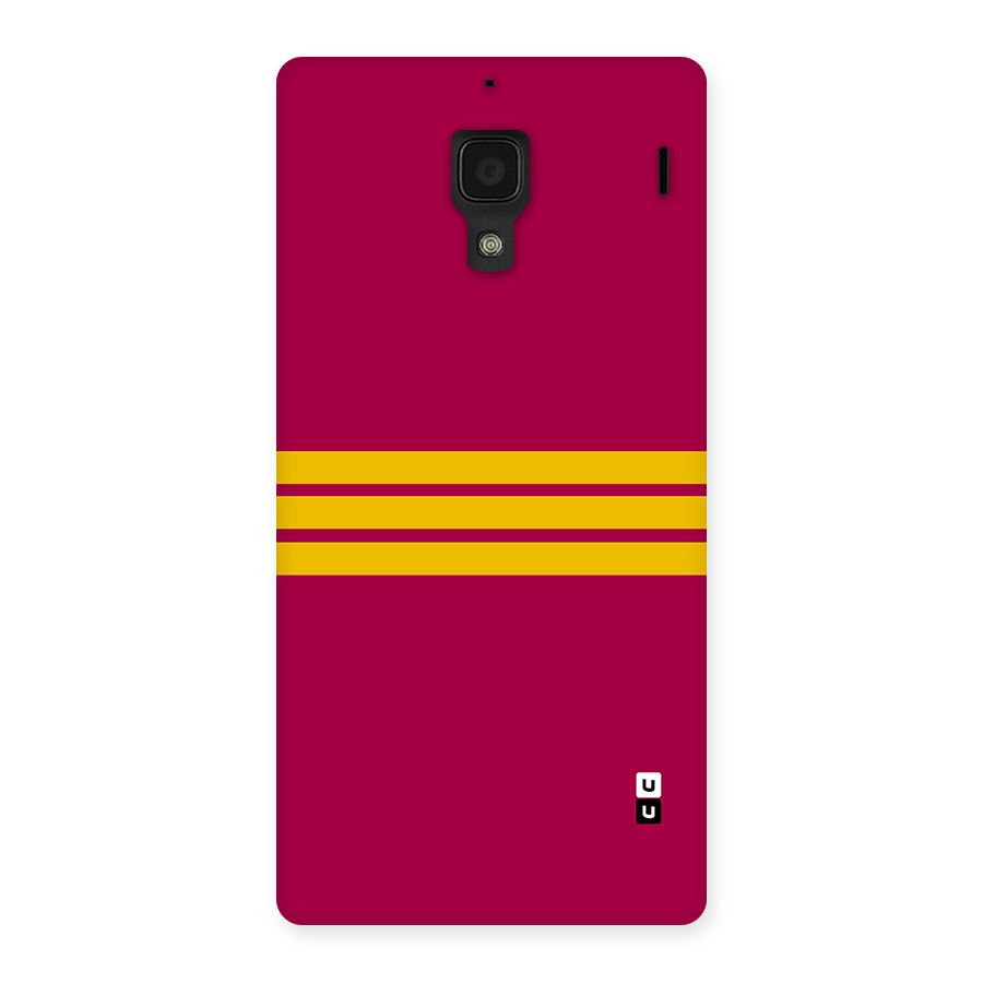 Horizontal Sports Stripes Back Case for Redmi 1s