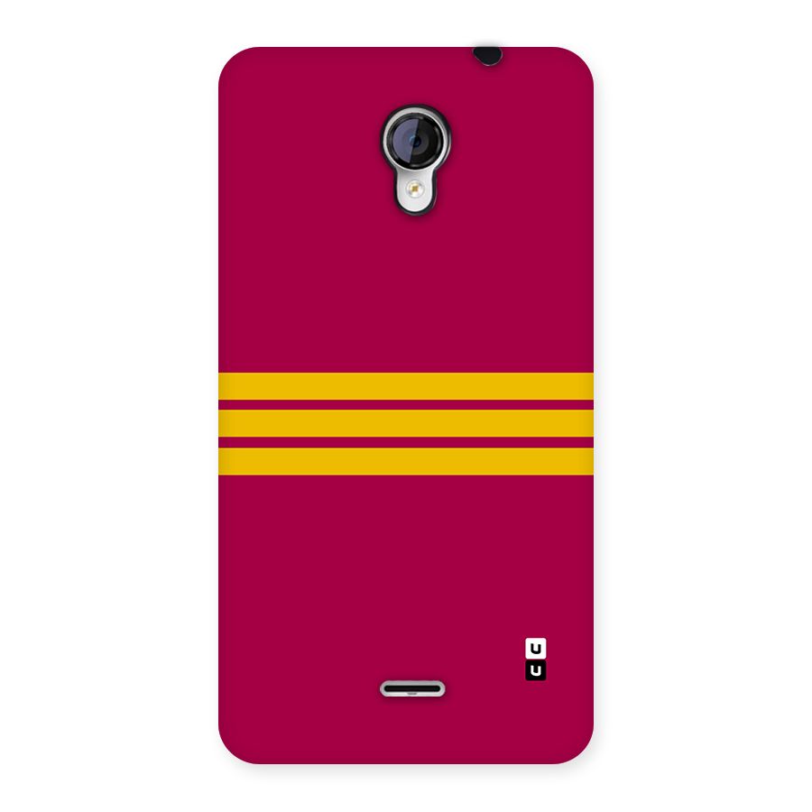 Horizontal Sports Stripes Back Case for Unite 2 A106