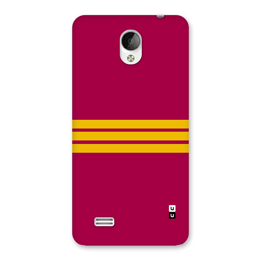 Horizontal Sports Stripes Back Case for Vivo Y21