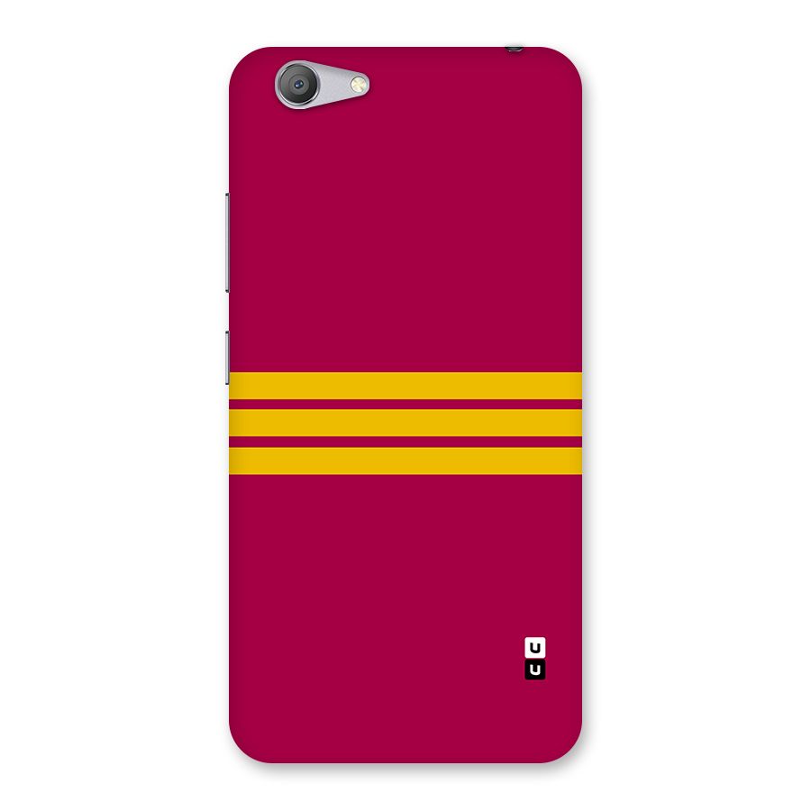 Horizontal Sports Stripes Back Case for Vivo Y53
