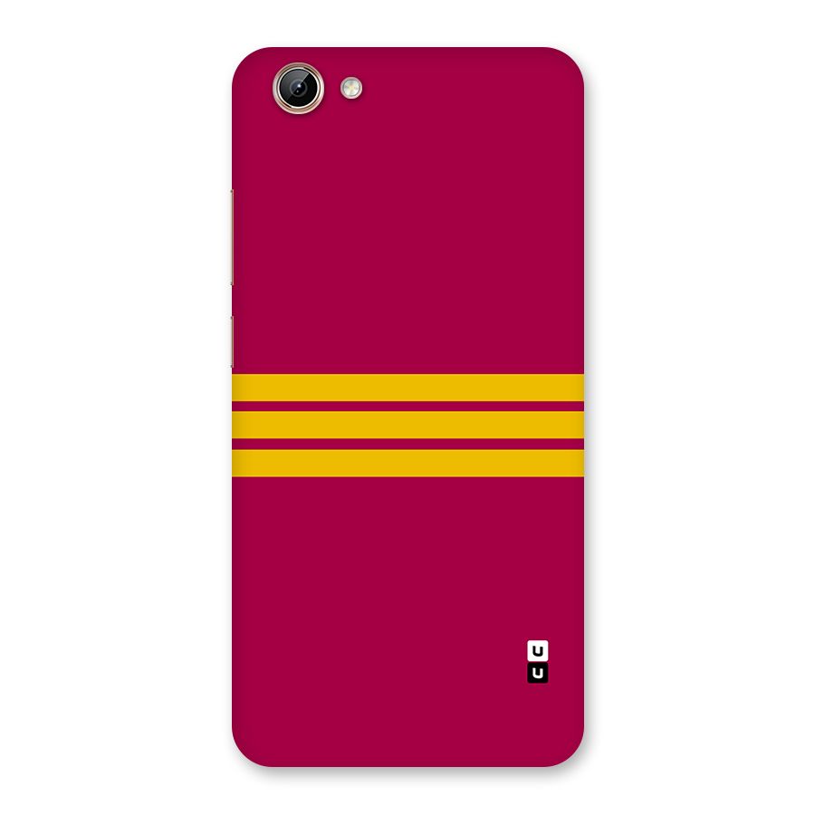 Horizontal Sports Stripes Back Case for Vivo Y71i