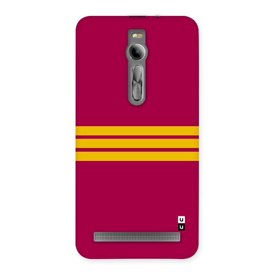 Horizontal Sports Stripes Back Case for Zenfone 2