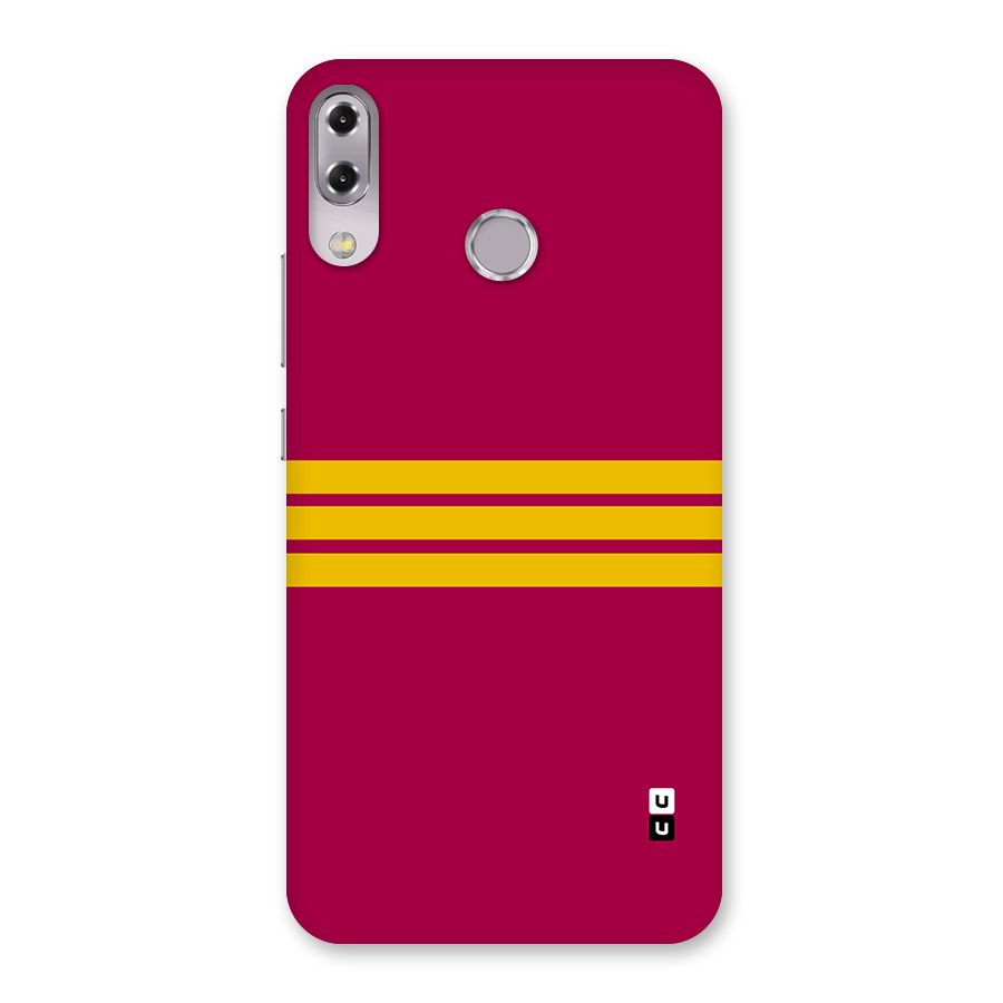 Horizontal Sports Stripes Back Case for Zenfone 5Z
