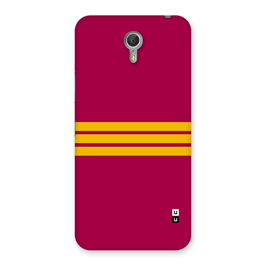 Horizontal Sports Stripes Back Case for Zuk Z1